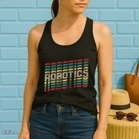 Robotics Robot Builder Engineer Engineering Cyborg Women's Tank Top thumb 2