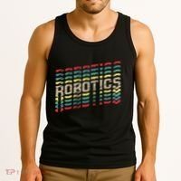 Robotics Robot Builder Engineer Engineering Cyborg Tank Top thumb 3