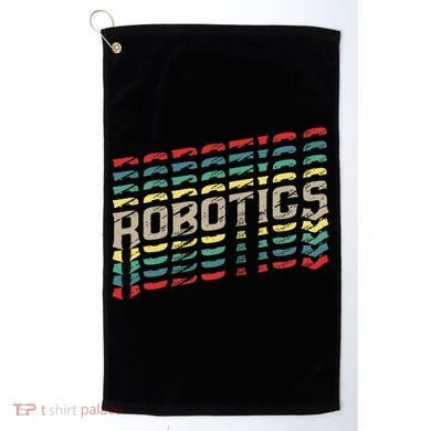 Robotics Robot Builder Engineer Engineering Cyborg Golf Towel