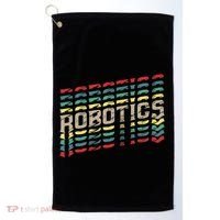 Robotics Robot Builder Engineer Engineering Cyborg Golf Towel thumb 0