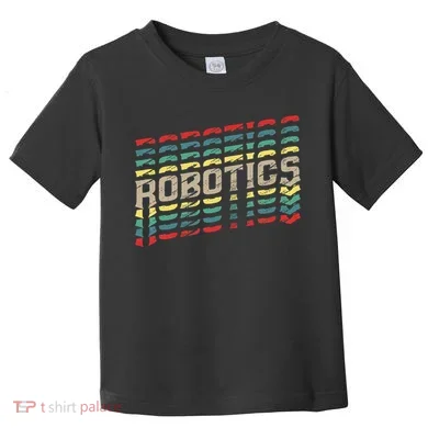 Robotics Robot Builder Engineer Engineering Cyborg Toddler T-Shirt