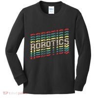 Robotics Robot Builder Engineer Engineering Cyborg Kids Long Sleeve Shirt thumb 0