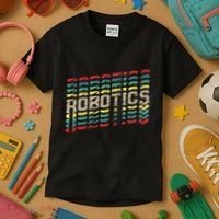Robotics Robot Builder Engineer Engineering Cyborg Kids T-Shirt thumb 3