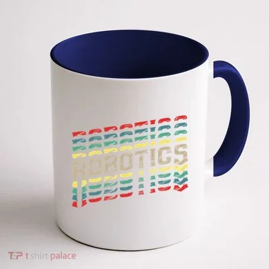 Robotics Robot Builder Engineer Engineering Cyborg Coffee Mug back