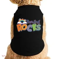 Reading Rocks Book Lover Reading Fan Doggie Tank thumb 0