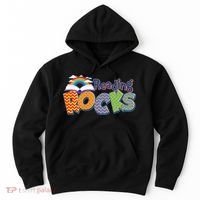 Reading Rocks Book Lover Reading Fan Hoodie thumb 0