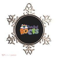 Reading Rocks Book Lover Reading Fan Ornament thumb 0
