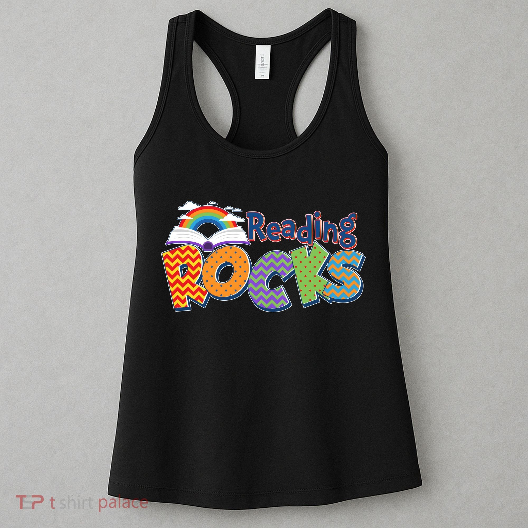 Reading Rocks Book Lover Reading Fan Women's Tank Top