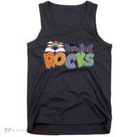 Reading Rocks Book Lover Reading Fan Tank Top thumb 0