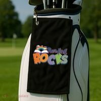Reading Rocks Book Lover Reading Fan Golf Towel thumb 2