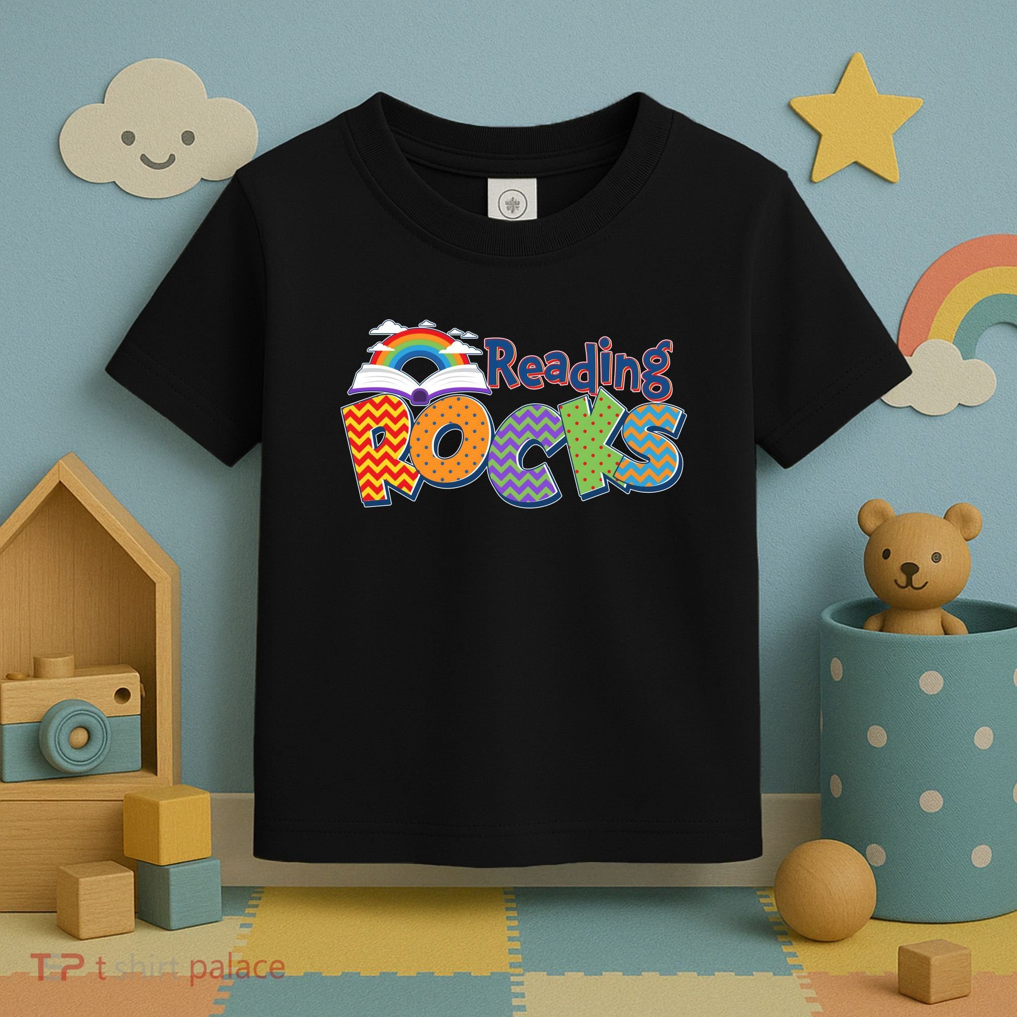 Reading Rocks Book Lover Reading Fan Toddler T-Shirt