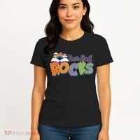 Reading Rocks Book Lover Reading Fan Women's T-Shirt thumb 4