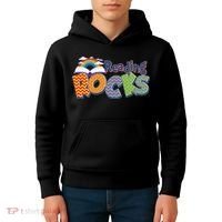Reading Rocks Book Lover Reading Fan Kids Hoodie thumb 4