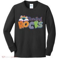 Reading Rocks Book Lover Reading Fan Kids Long Sleeve Shirt thumb 0