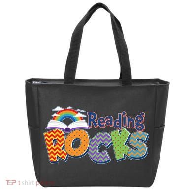 Reading Rocks Book Lover Reading Fan Tote Bag