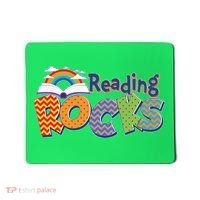 Reading Rocks Book Lover Reading Fan Mousepad thumb 0