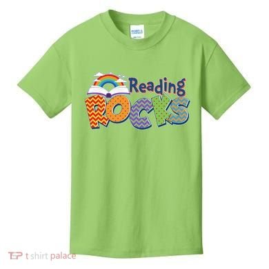 Reading Rocks Book Lover Reading Fan Kids T-Shirt