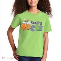 Reading Rocks Book Lover Reading Fan Kids T-Shirt thumb 2