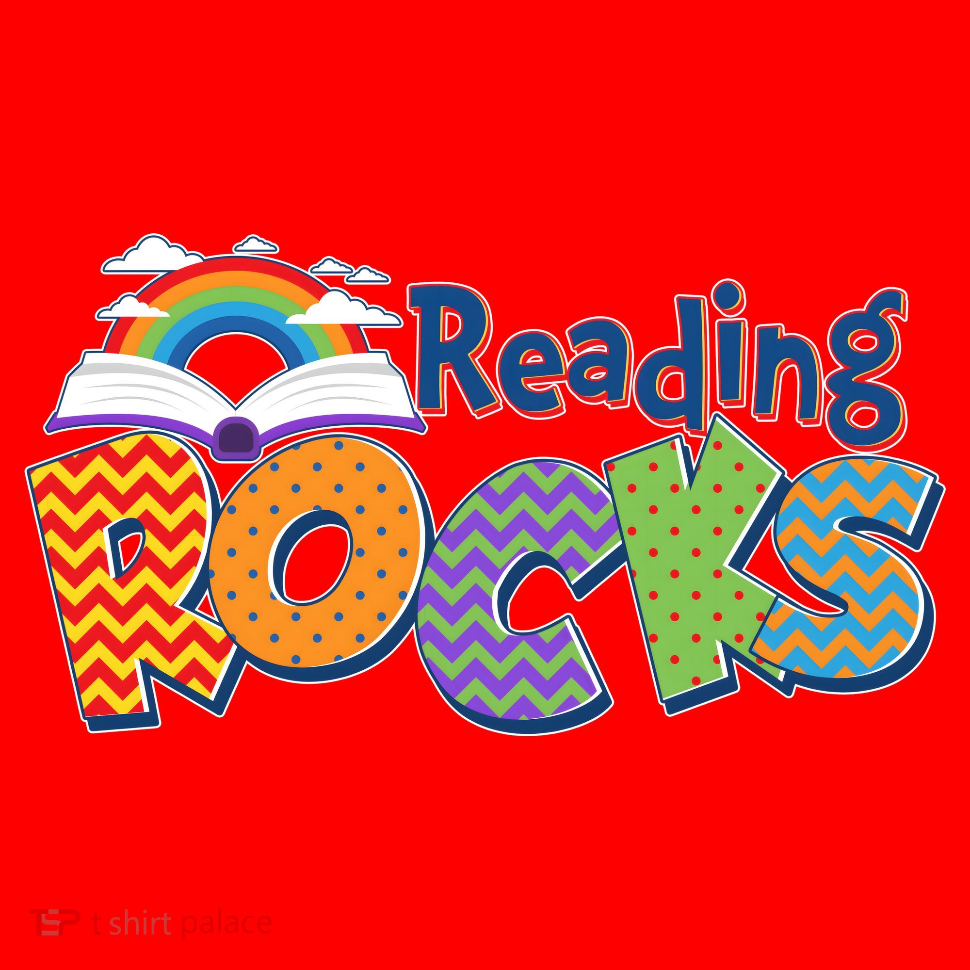 Reading Rocks Book Lover Reading Fan Santa Hat