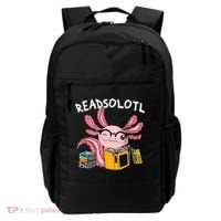 Readsolotl Read Books Lover Axolotl Backpack thumb 0