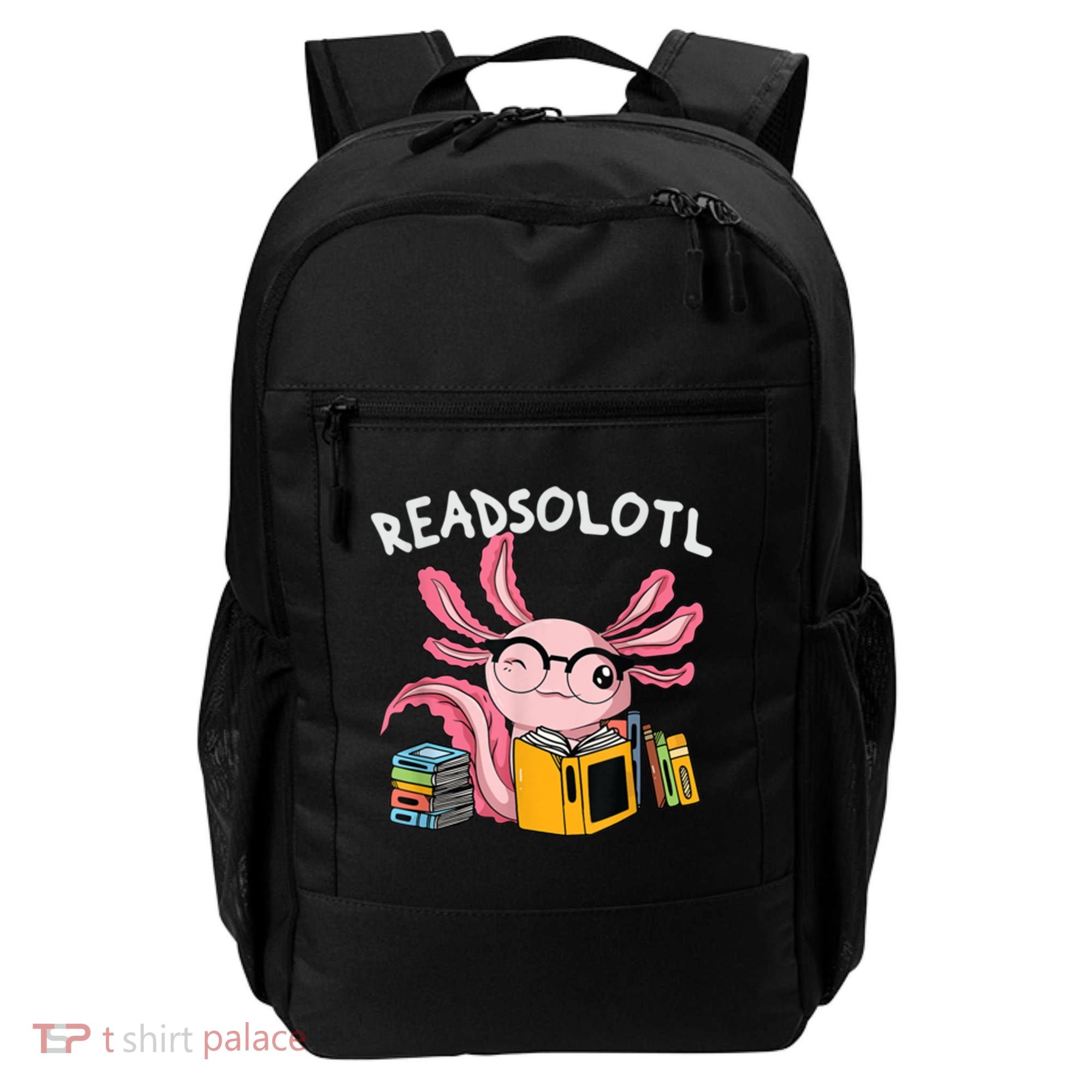 Readsolotl Read Books Lover Axolotl Backpack