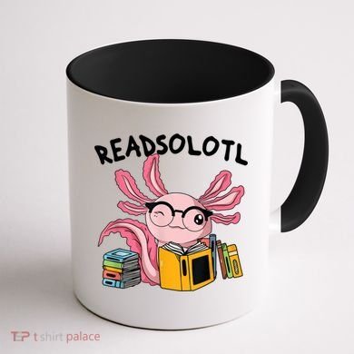 Readsolotl Read Books Lover Axolotl Coffee Mug back