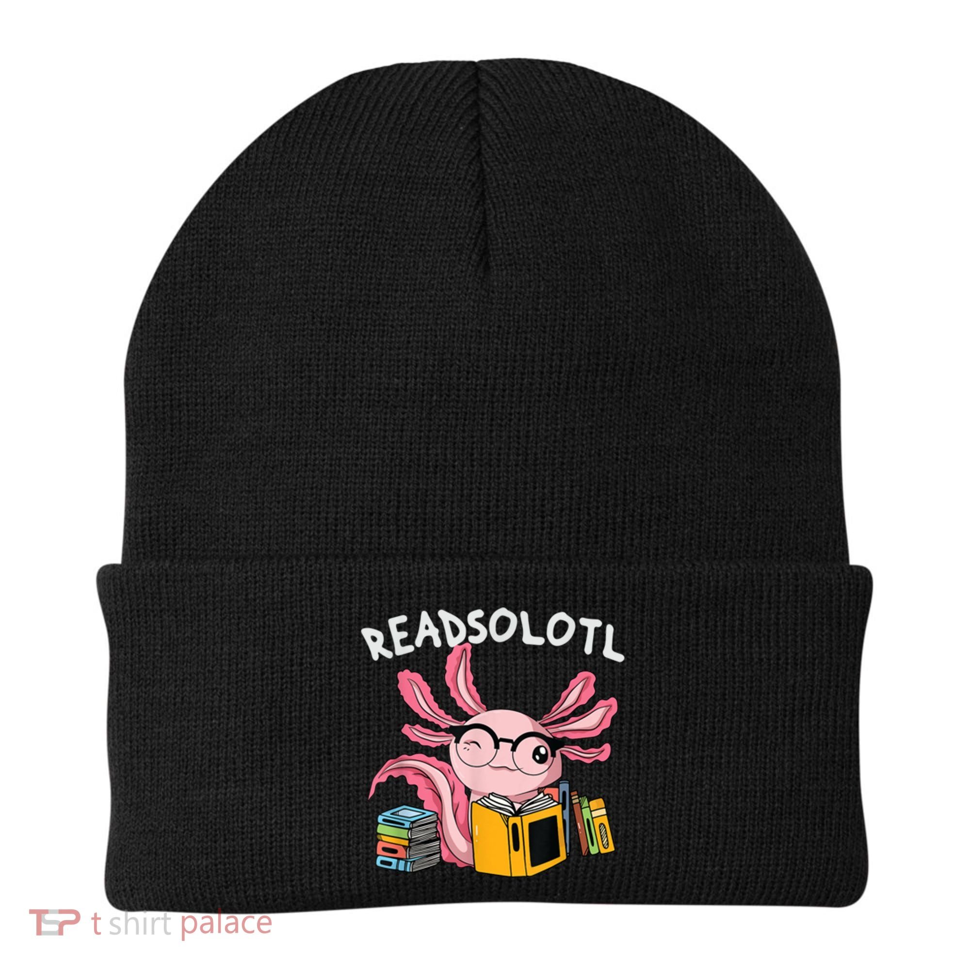 Readsolotl Read Books Lover Axolotl Beanie