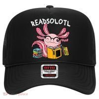 Readsolotl Read Books Lover Axolotl Hat thumb 0