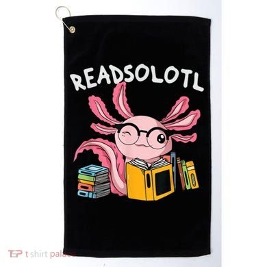 Readsolotl Read Books Lover Axolotl Golf Towel