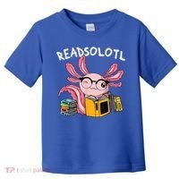 Readsolotl Read Books Lover Axolotl Toddler T-Shirt thumb 0