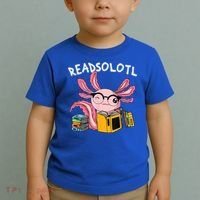Readsolotl Read Books Lover Axolotl Toddler T-Shirt thumb 2