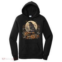 Raven Reading Book Occult Crow Women's Hoodie thumb 0