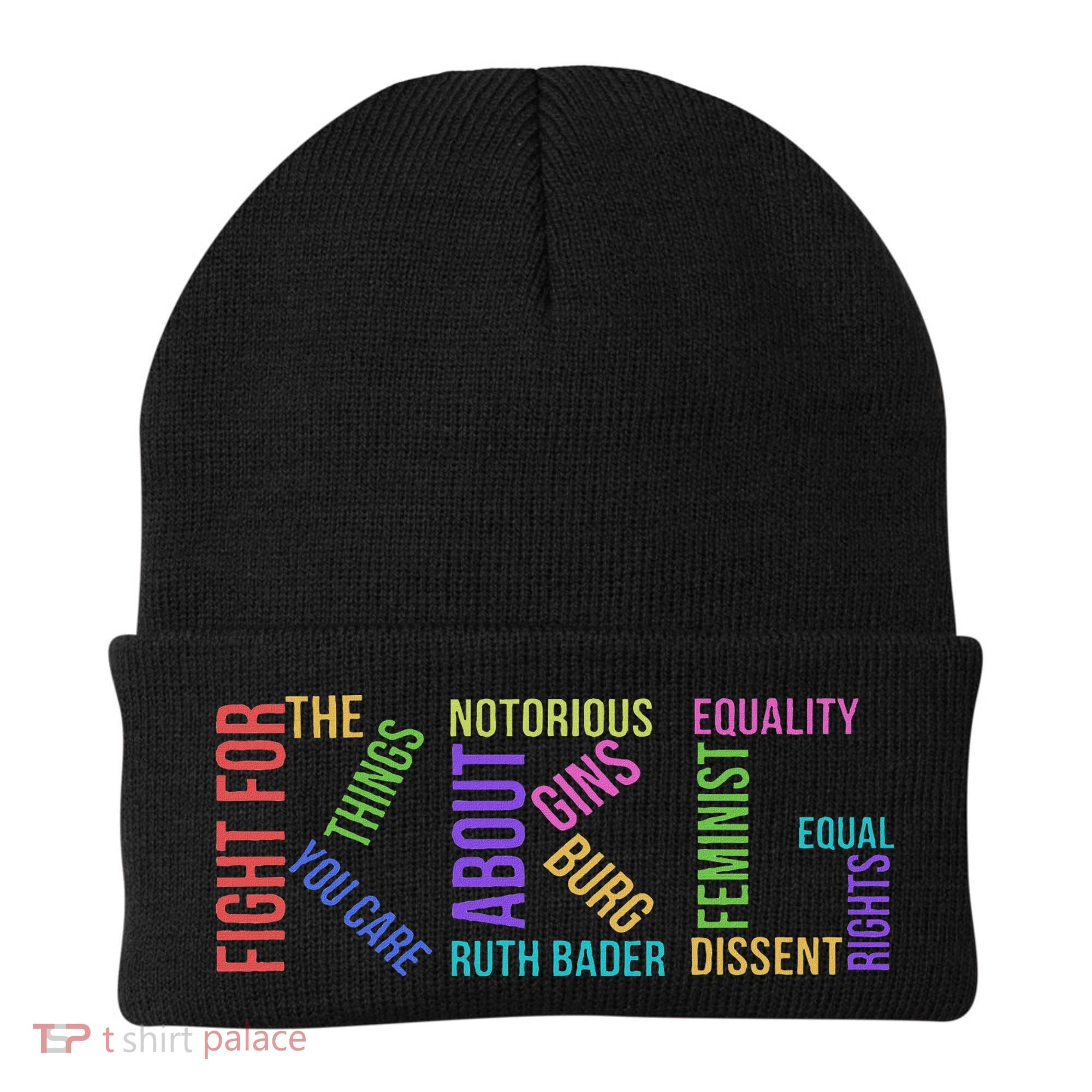 Rbg Ruth Bader Ginsburg Political Feminist Gift Beanie