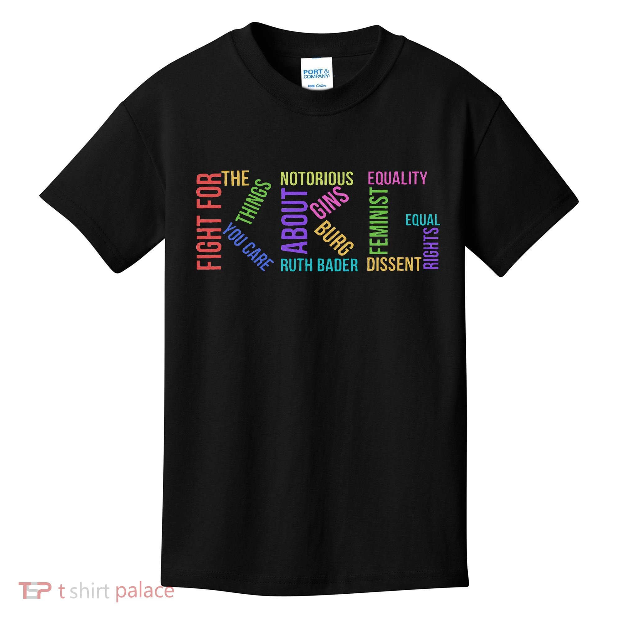 Rbg Ruth Bader Ginsburg Political Feminist Gift Kids T-Shirt