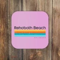 Retro Rehoboth Beach Delaware De Coaster thumb 0