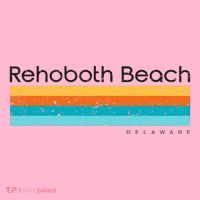 Retro Rehoboth Beach Delaware De Coaster thumb 2
