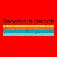 Retro Rehoboth Beach Delaware De Santa Hat thumb 1