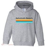 Retro Rehoboth Beach Delaware De Toddler Hoodie thumb 0