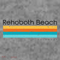 Retro Rehoboth Beach Delaware De Toddler Hoodie thumb 2