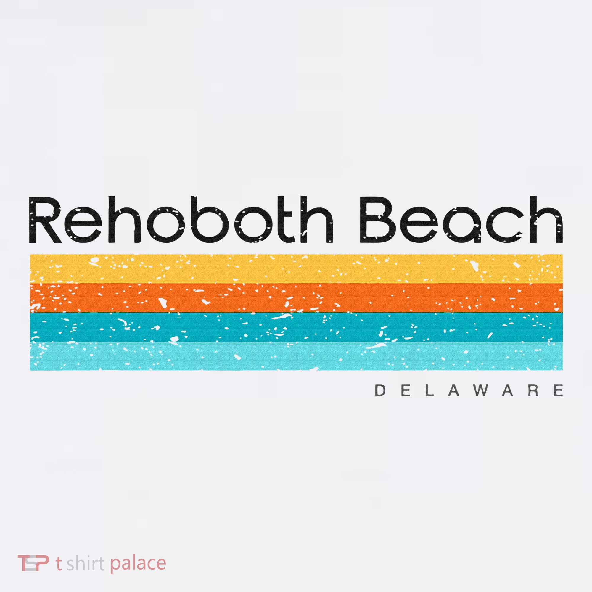 Retro Rehoboth Beach Delaware De USA-Made Doggie Bandana