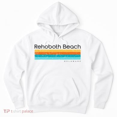 Retro Rehoboth Beach Delaware De Hoodie