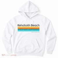 Retro Rehoboth Beach Delaware De Hoodie thumb 0