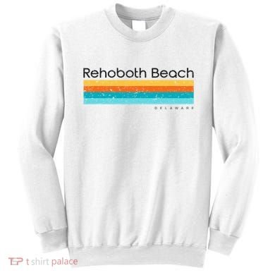 Retro Rehoboth Beach Delaware De Sweatshirt