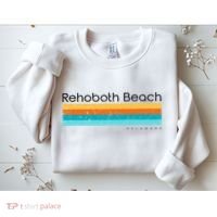 Retro Rehoboth Beach Delaware De Sweatshirt thumb 2