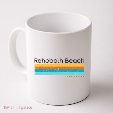 Retro Rehoboth Beach Delaware De Coffee Mug