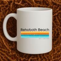 Retro Rehoboth Beach Delaware De Coffee Mug thumb 2