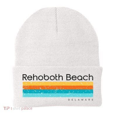 Retro Rehoboth Beach Delaware De Beanie