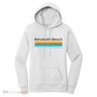 Retro Rehoboth Beach Delaware De Women's Hoodie thumb 0