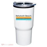 Retro Rehoboth Beach Delaware De Tumbler thumb 0