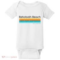 Retro Rehoboth Beach Delaware De Baby Bodysuit thumb 0
